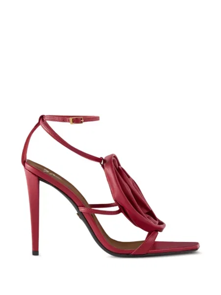 Sandale Giuseppe Zanotti cu model floral roșu