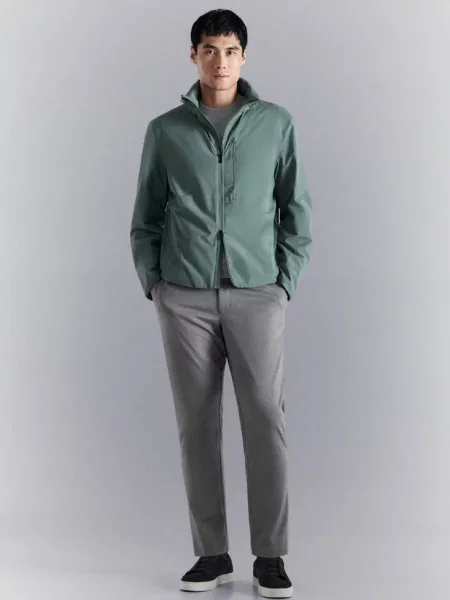 Kurtka do spakowania water-repellent z technologią Thermore® ciemnozielony Mężczyzna S MANGO MAN