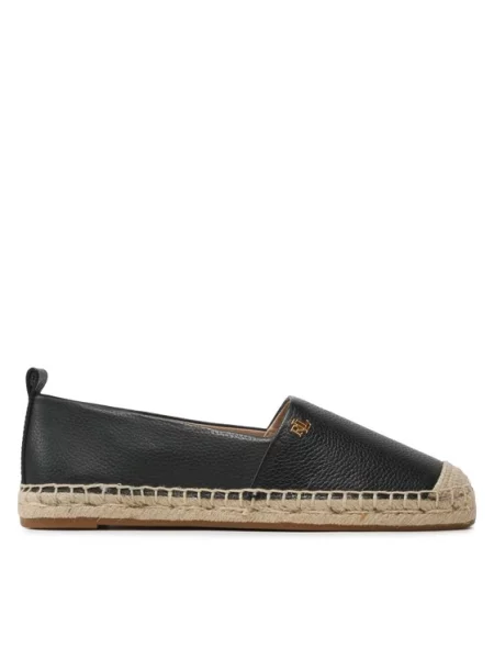 Espadrile LAUREN RALPH LAUREN črna