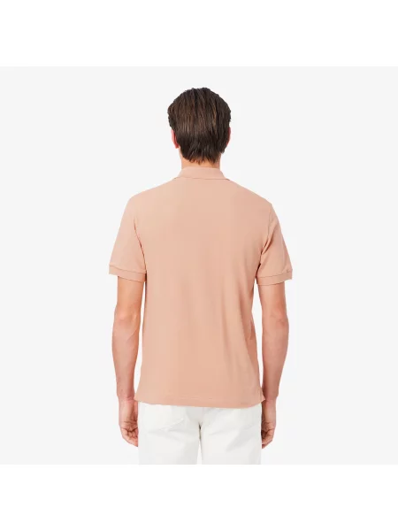 Классическое поло Lacoste розовое