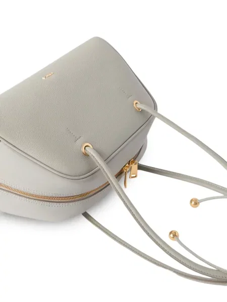 Geantă shopper Furla din piele gri