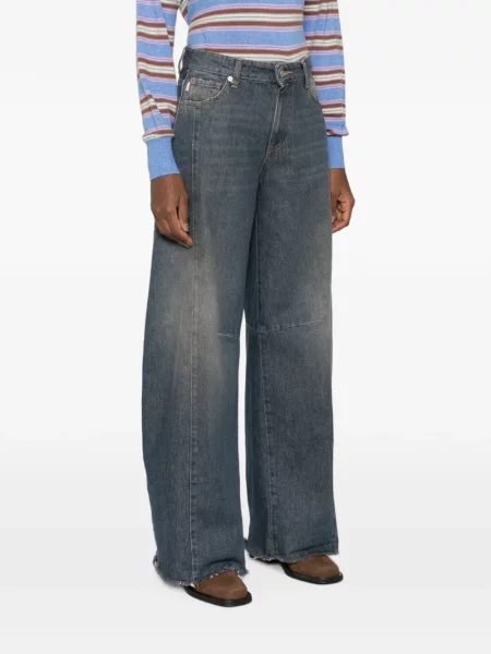 Blugi cu picior larg Vicolo albastru