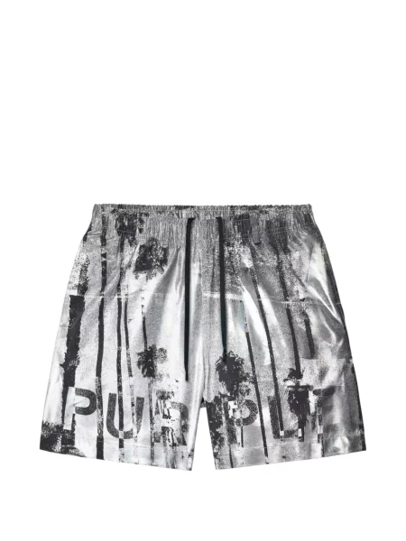 Grafický spodní díl plavek Purple Brand s potiskem fialový