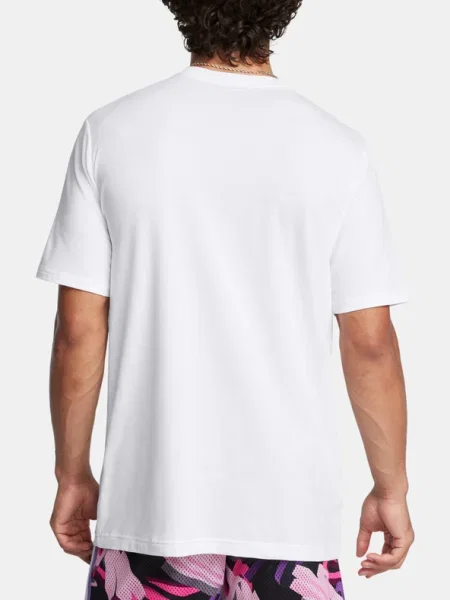 Férfi Under Armour Curry Logós póló Trend fehér/lila. Méret: XL fehér