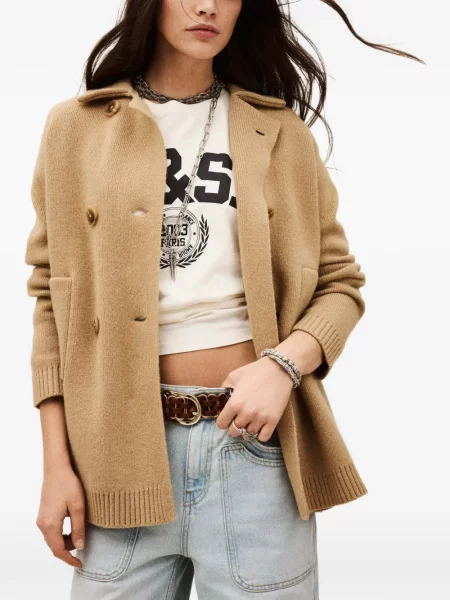 Cardigan Ba&sh cu două rânduri de nasturi