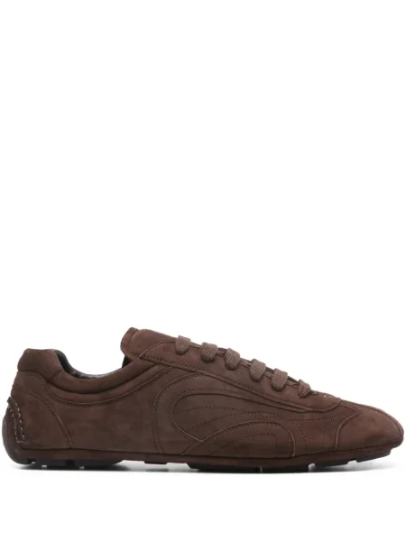 Sneakerși Prada maro