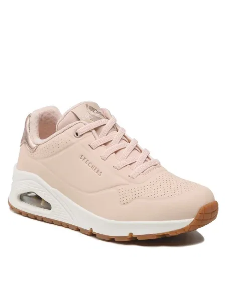 Pantofi Skechers UNO SHIMMER AWAY bej