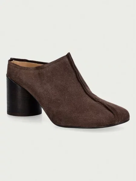 Maison Margiela papucs női velúr barna