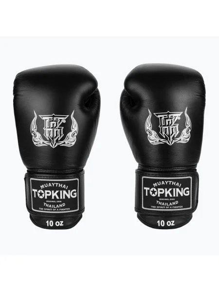 Топ King Muay Thai Ultimate боксови ръкавици черни