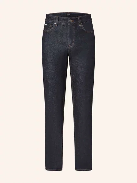 Boss Jeansy Delaware Slim Fit blau granatowe