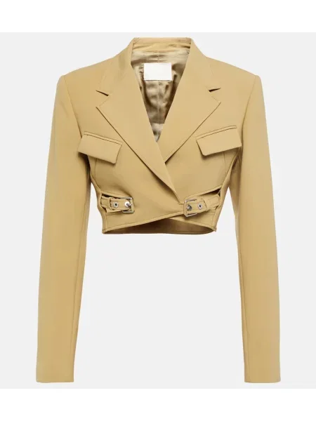 Marynarka Dion Lee o krotszym kroju zielona