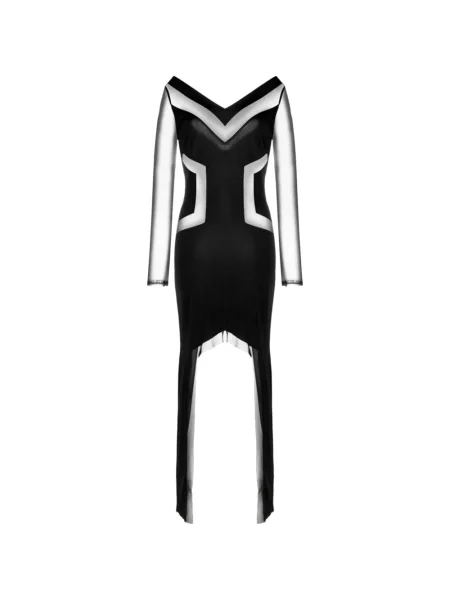 Lung rochie Tessitura negru