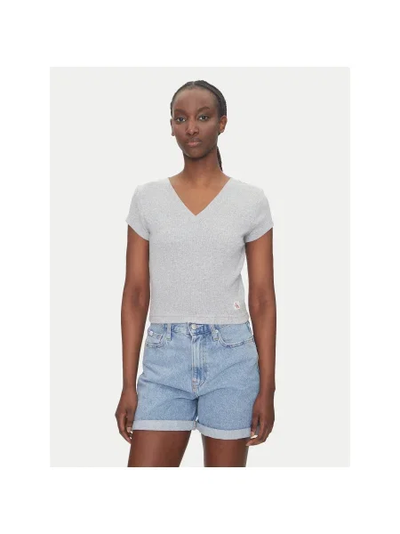 Calvin Klein Jeans Póló Regular Fit szürke