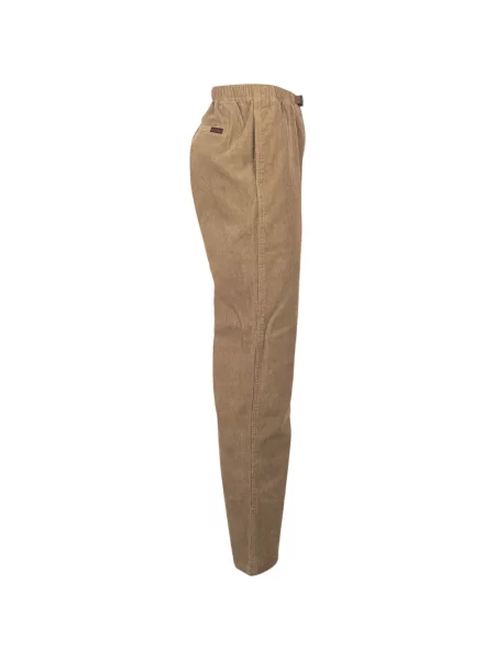 Cu centură pantaloni Gramicci de catifea cord maro