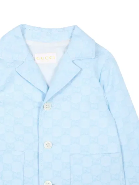 Kurtka dziecięca Gucci niebieska