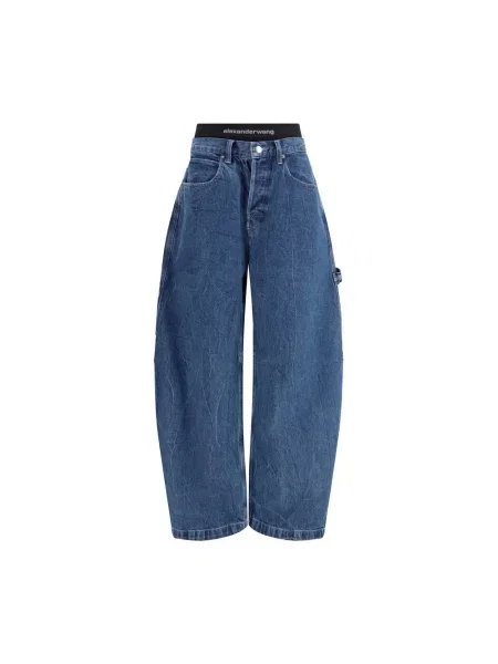 Jeansy Alexander Wang niebieskie