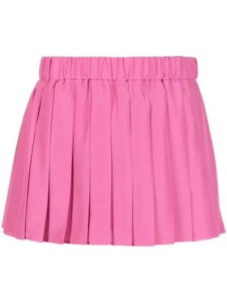 Mały szorty Red Valentino plisowane czerwone