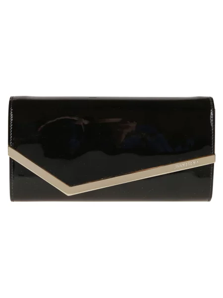 Portfel Jimmy Choo skórzany czarny