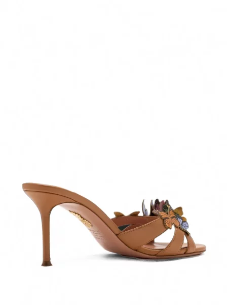 Papuci tip mules Aquazzura din piele