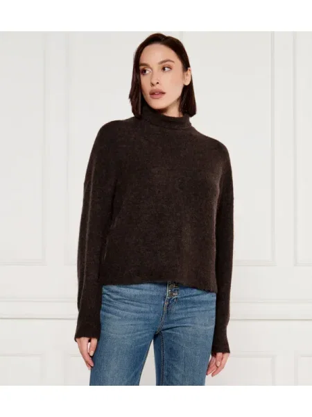 Pulover Samsøe Samsøe de lână maro