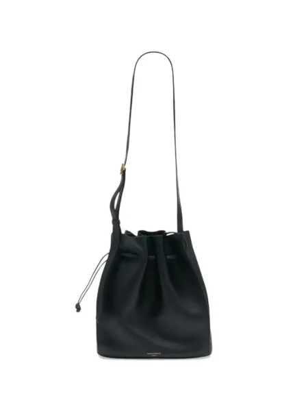 Torebka skórzana Officine Generale skórzana czarna