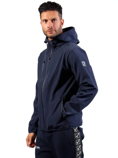 Kurtka softshell unisex Givova Kurtka niebieska
