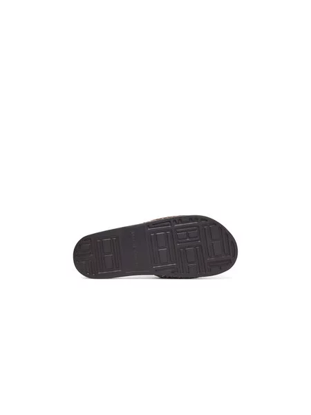 Šľapky Tommy Hilfiger Th Monogram Pool Slide hnedá
