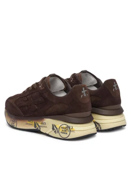 Sneakersy Premiata Moerun Var Tmavo hnedá