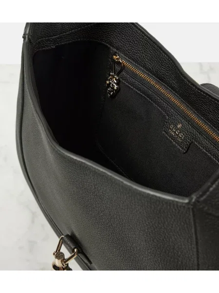 Geanta de piele Gucci Jackie din piele negru