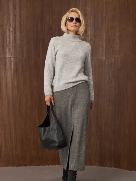 Вовняний Светр TrikoBakh світло-сірий сірий