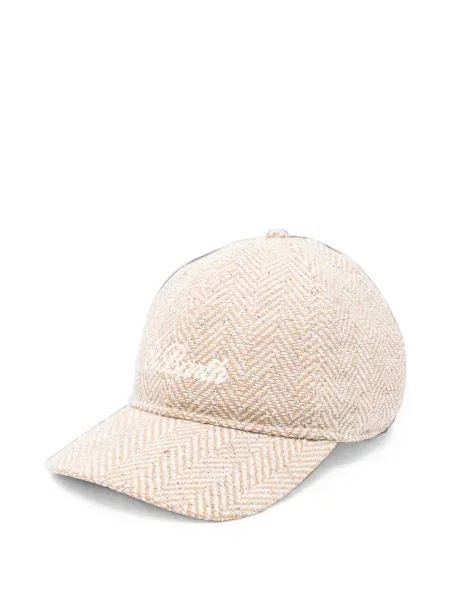 Șapcă Mc2 Saint Barth cu broderie cu model herringbone