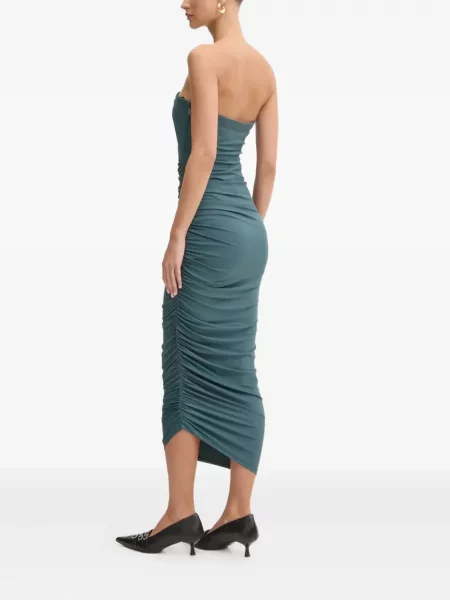 Rochie midi Aniye By până la genunchi de costum verde