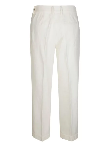 Pantaloni Forte_forte plisate alb
