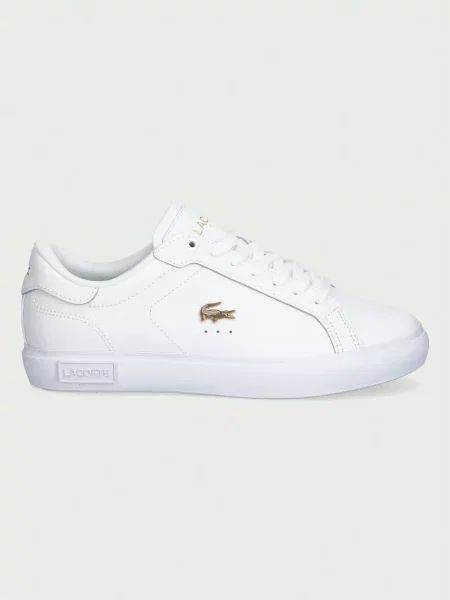 Pantofi Lacoste din piele alb