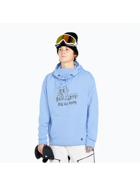 Bluză de snowboard pentru femei Volcom Riding Hydro P/O crystal blue albastru