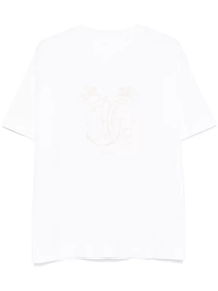 Tricou Givenchy cu broderie alb