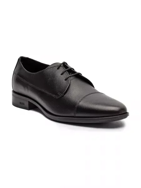BOSS BLACK De piele pantofi derby COLBY negru