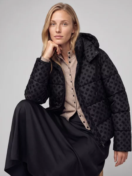 GUESS Geacă New Daisy negru