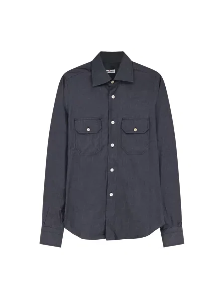 Koszula dżinsowa Kiton czarna