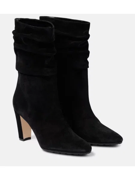 Cizme Manolo Blahnik din piele de căprioară negru