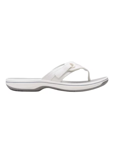 Klapki Clarks białe