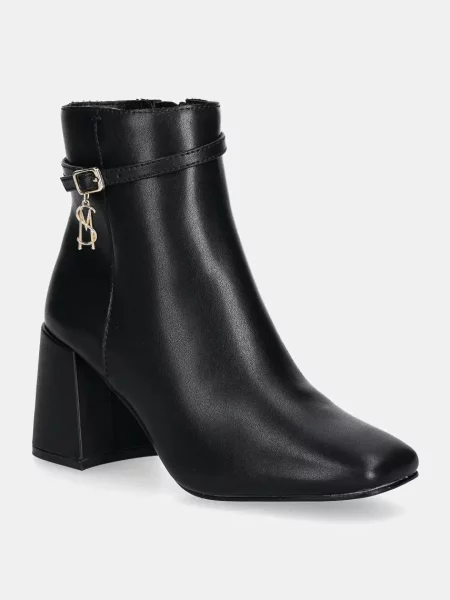 Боти Steve Madden Risa-E с дебел черно
