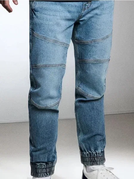 Sinsay Spodnie jogger niebieski