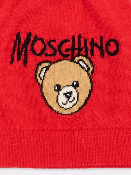 Czapka dziecięca Moschino czerwona