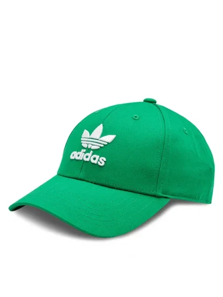 Шапка с козирка adidas Originals 0 с апликация зелено