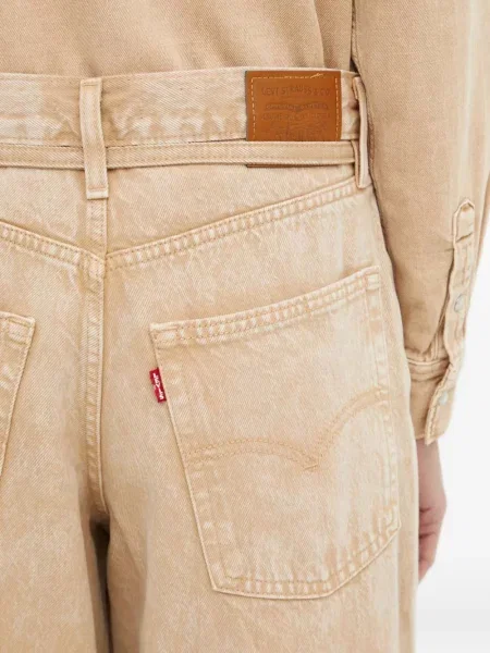 Retro lepršave traperice Levi's® lepršave s izlizanim efektom plava