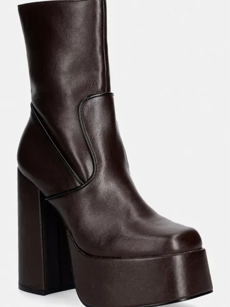 Koi Footwear botine cu pentru femei maro