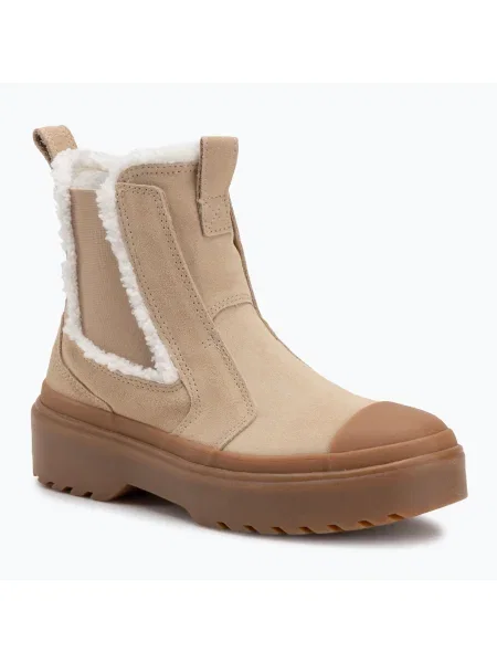 Boty Converse Chuck Taylor All Star Chelsea Lugged Suede warm quarry/egret/gum béžové