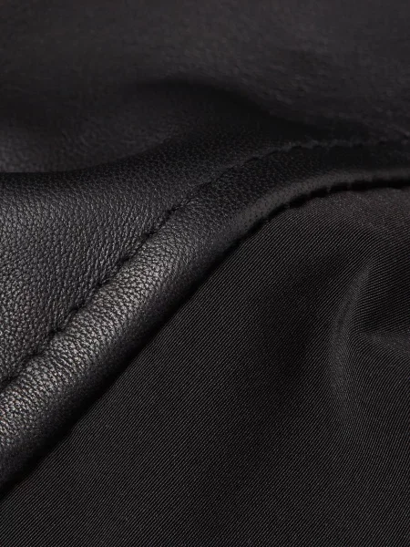 Шкіряна куртка G-star Raw чорна