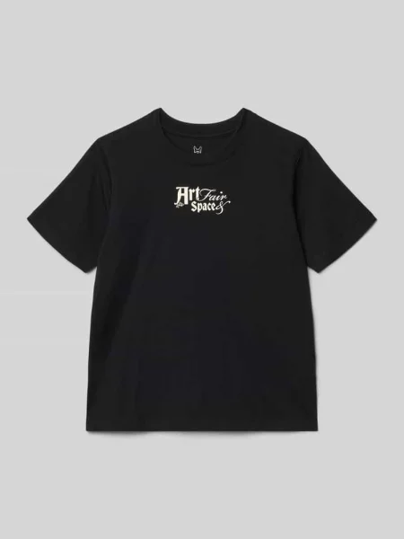 T-shirt z nadrukiem z motywem Jack & Jones czarna